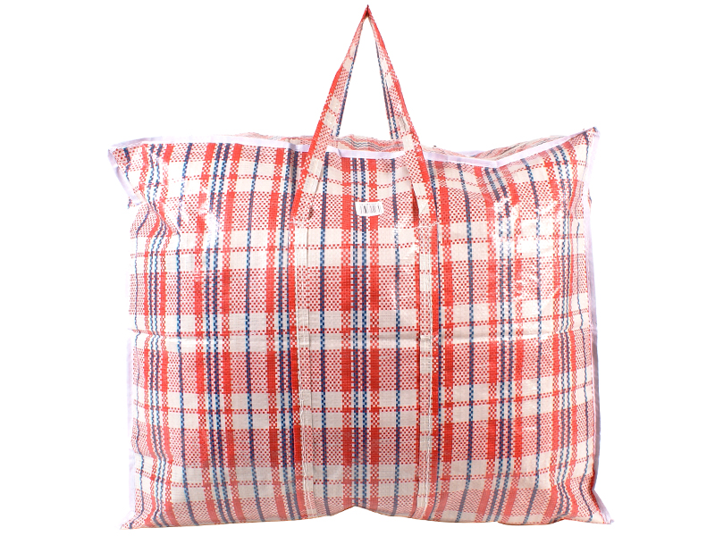 (image for) 2472 RED CHECK LARGE LAUNDRY BAG